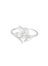 Bague "Amour Noble" Or blanc et Diamant