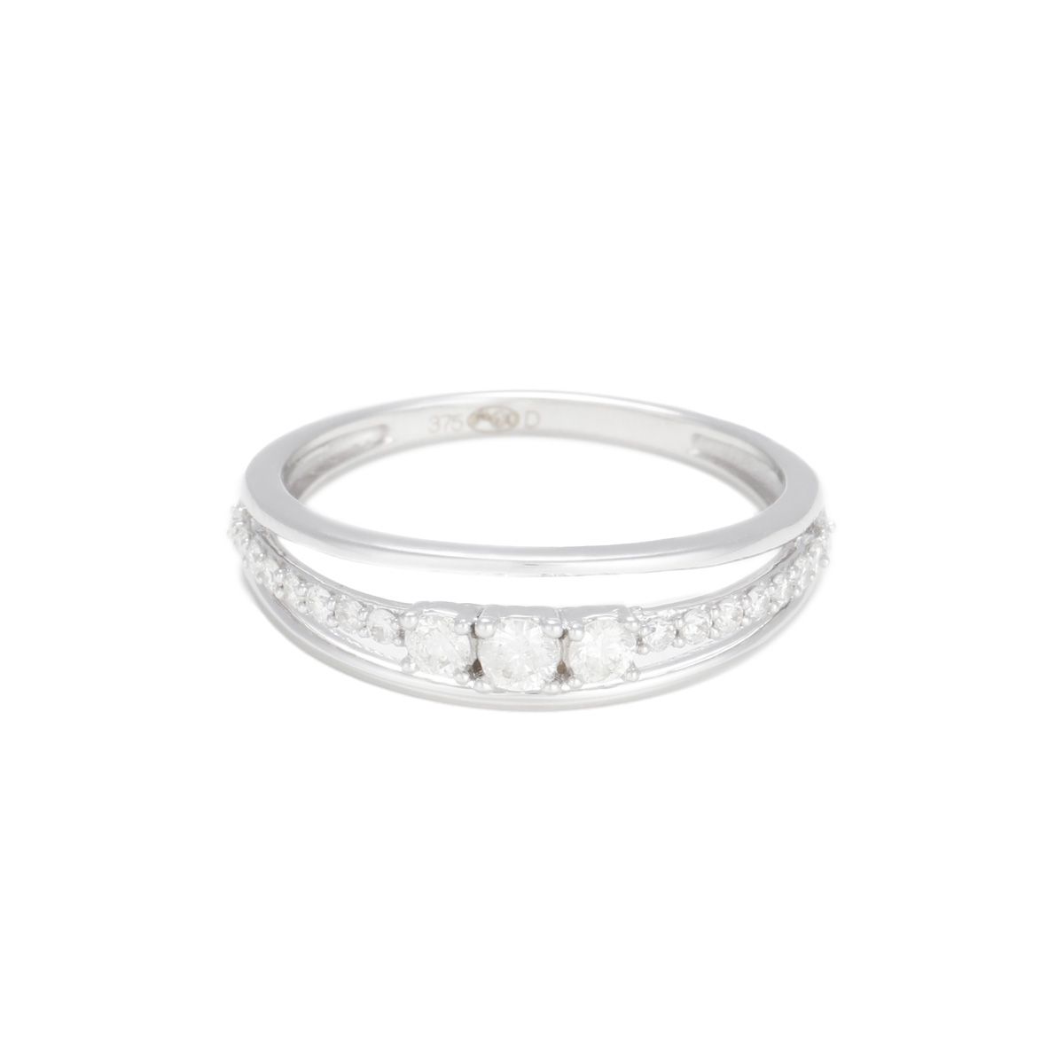 Bague "Amour Sacré" Or blanc et Diamant