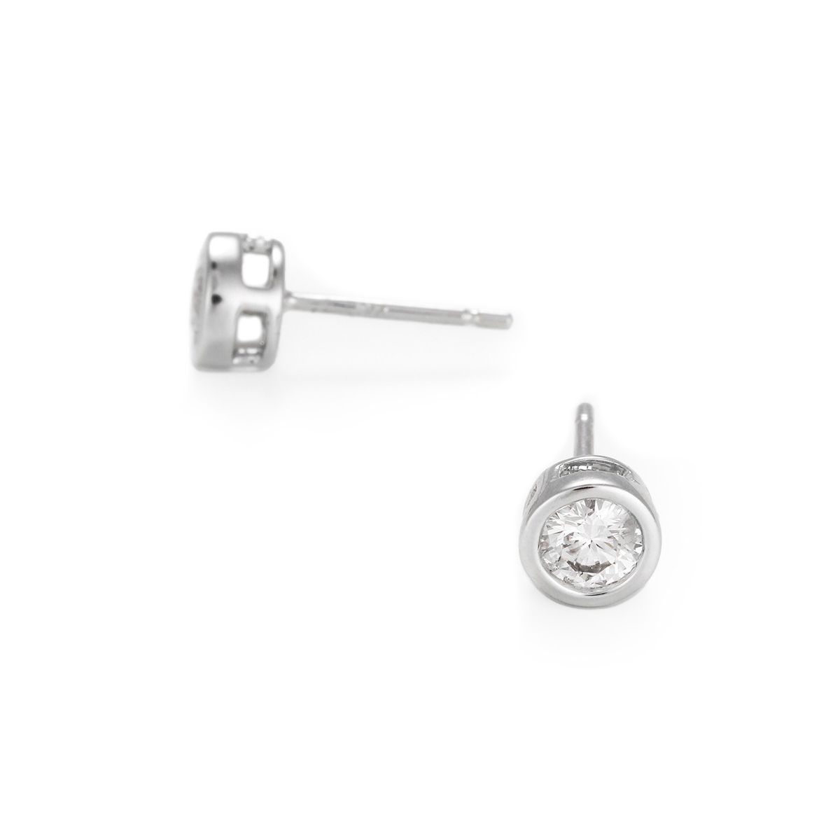 Boucles d'oreilles "Athéna Exquise" Or blanc et Diamant Boucles d'oreilles "Athéna Exquise" Or blanc et Diamant