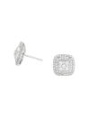 Boucles d'oreilles "Esthétique" Or blanc et Diamant