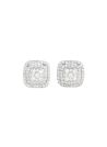 Boucles d'oreilles "Esthétique" Or blanc et Diamant
