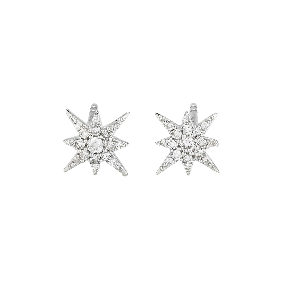 Boucles d'oreilles "Harmonieuse" Or blanc et Diamant Boucles d'oreilles "Harmonieuse" Or blanc et Diamant