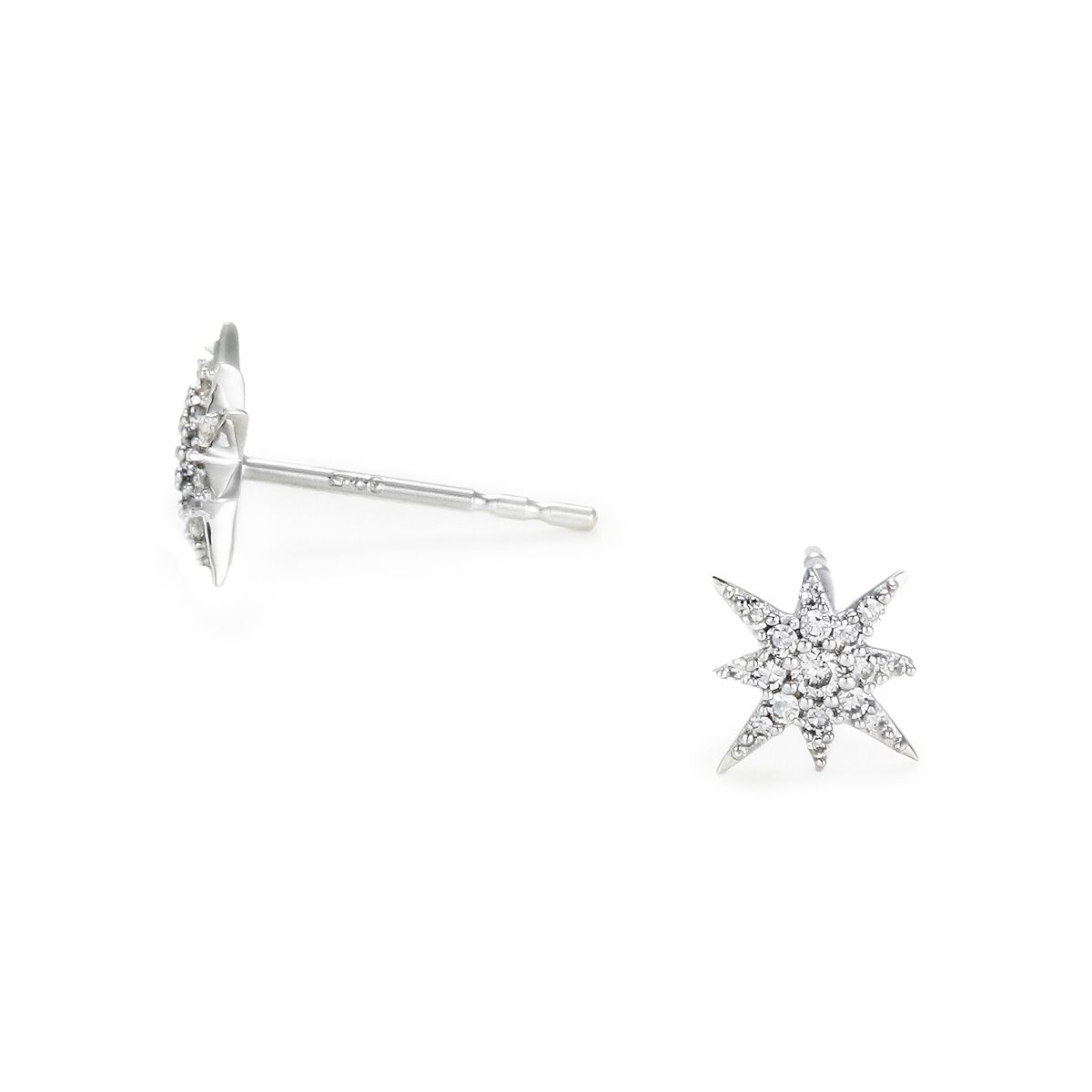 Boucles d'oreilles "Harmonieuse" Or blanc et Diamant Boucles d'oreilles "Harmonieuse" Or blanc et Diamant
