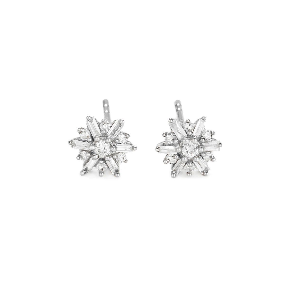 Boucles d'oreilles "Héroïque" Or blanc et Diamant Boucles d'oreilles "Héroïque" Or blanc et Diamant