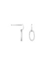 Boucles d'oreilles "Frédérique" Or blanc et Diamant