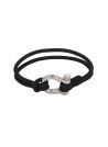 Bracelet Homme Cuir et Acier"Kyven" Taille M