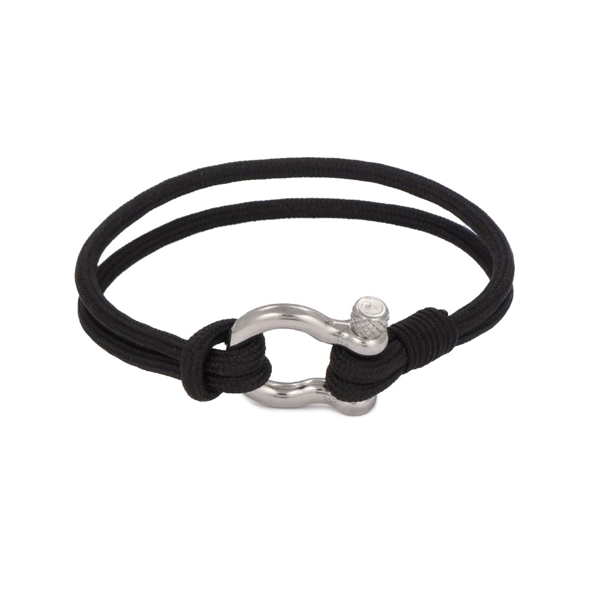 Bracelet Homme Cuir et Acier"Kyven" Taille M