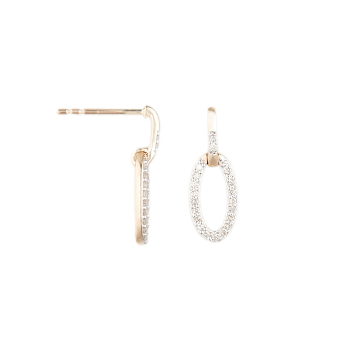 Boucles d'oreilles "Frédérique" Or jaune et Diamant Boucles d'oreilles "Frédérique" Or jaune et Diamant