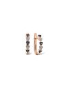 Boucles d'oreilles "Mystique" Or blanc et Saphir