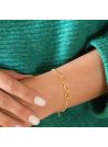 Bracelet "Proteus" Argent 925 / 1000 doré