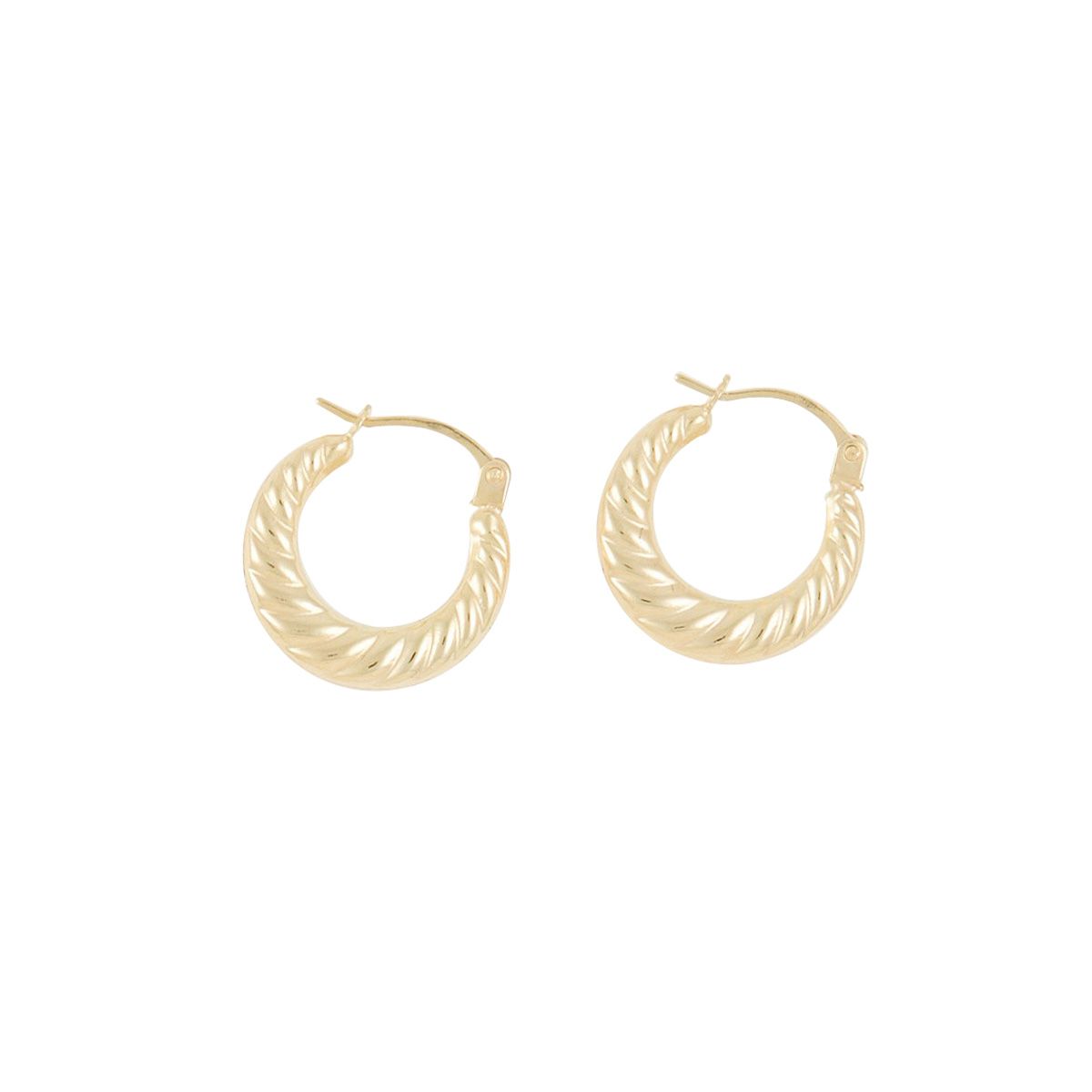 Boucles d'oreilles "Étreintes" Or jaune