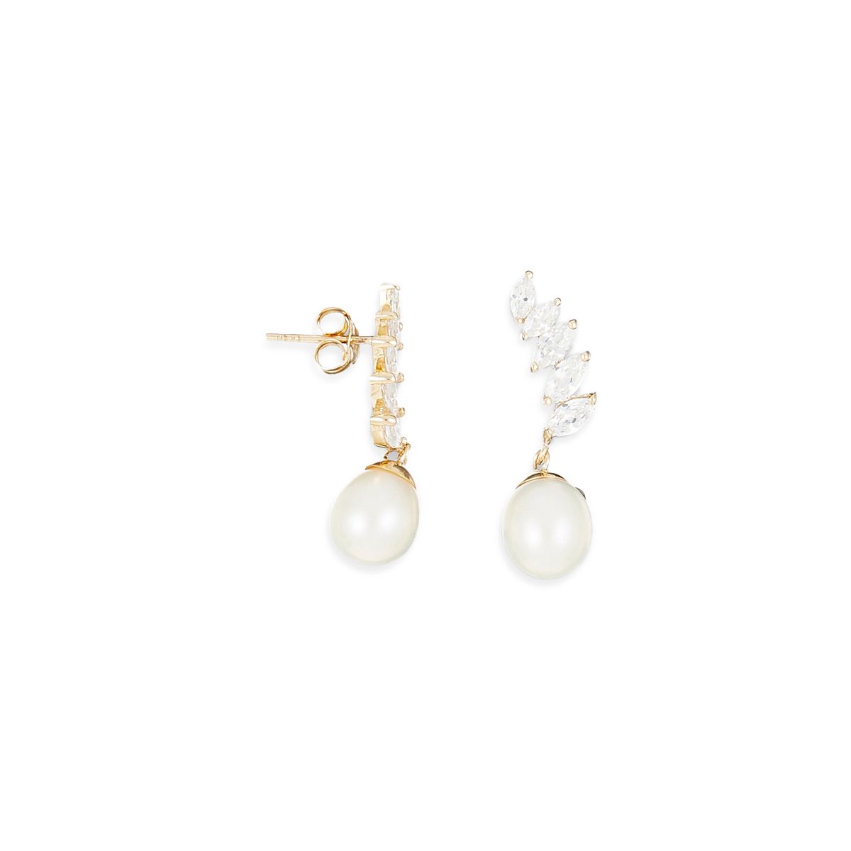 Boucles d'oreilles "Opaline" Or jaune Boucles d'oreilles "Opaline" Or jaune