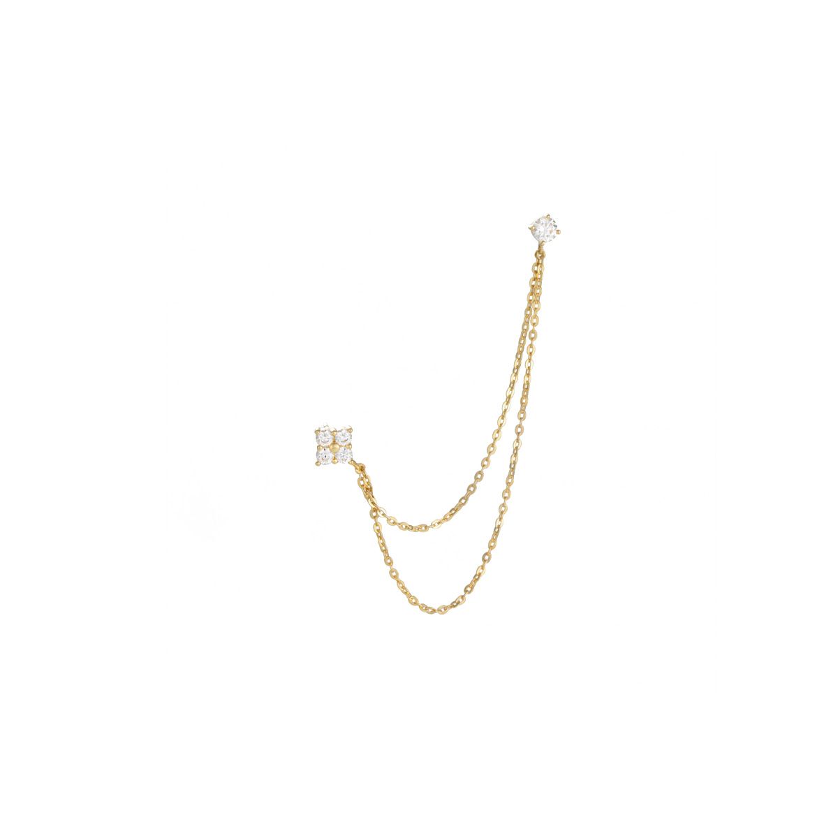Boucles d'oreilles "Mistral" Or jaune