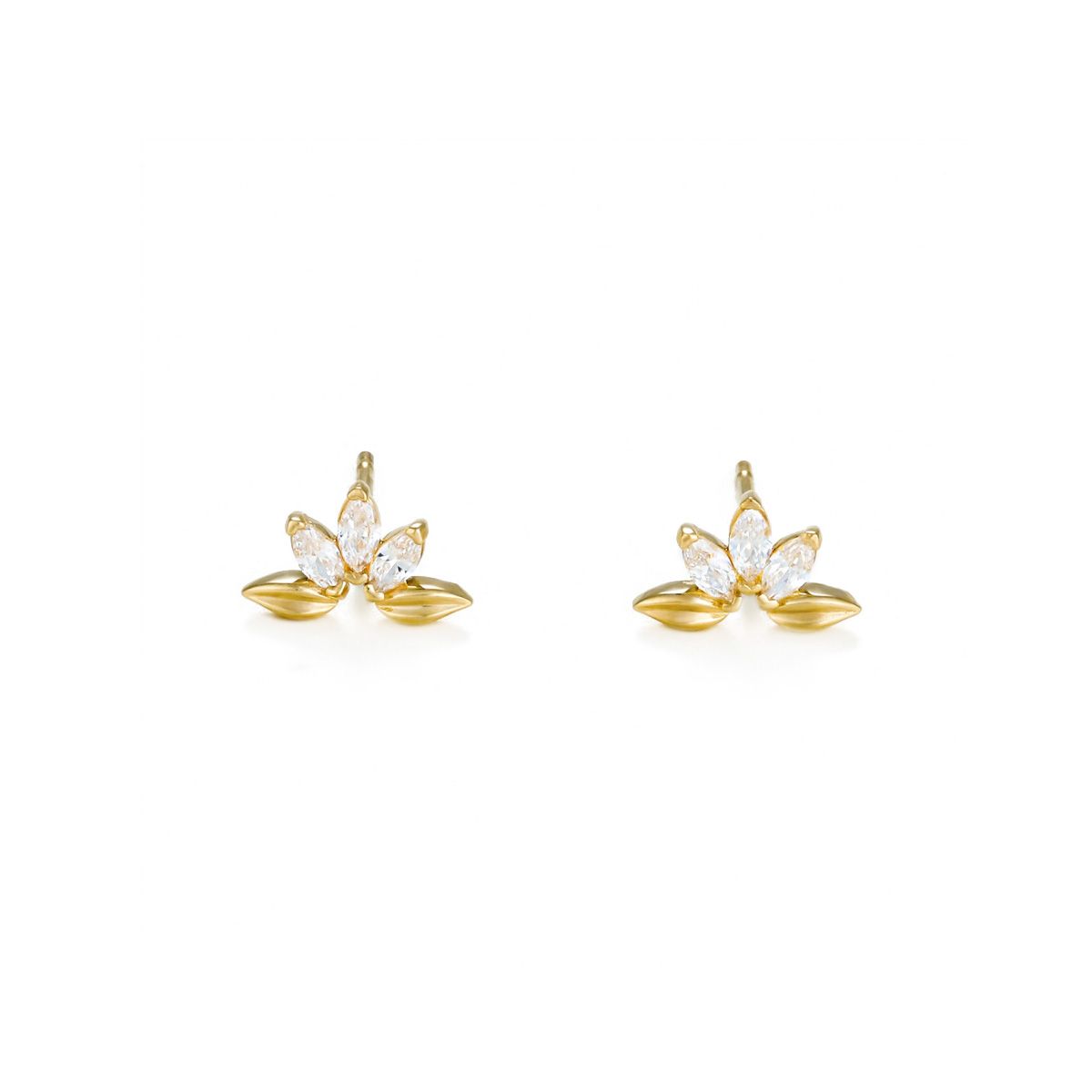Boucles d'oreilles "Unionnel" Or jaune