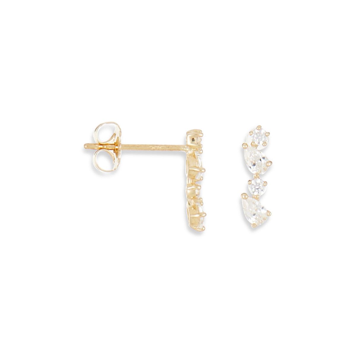 Boucles d'oreilles "Captif" Or jaune