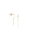 Boucles d'oreilles "Rafraîchissante" Or jaune et Diamant