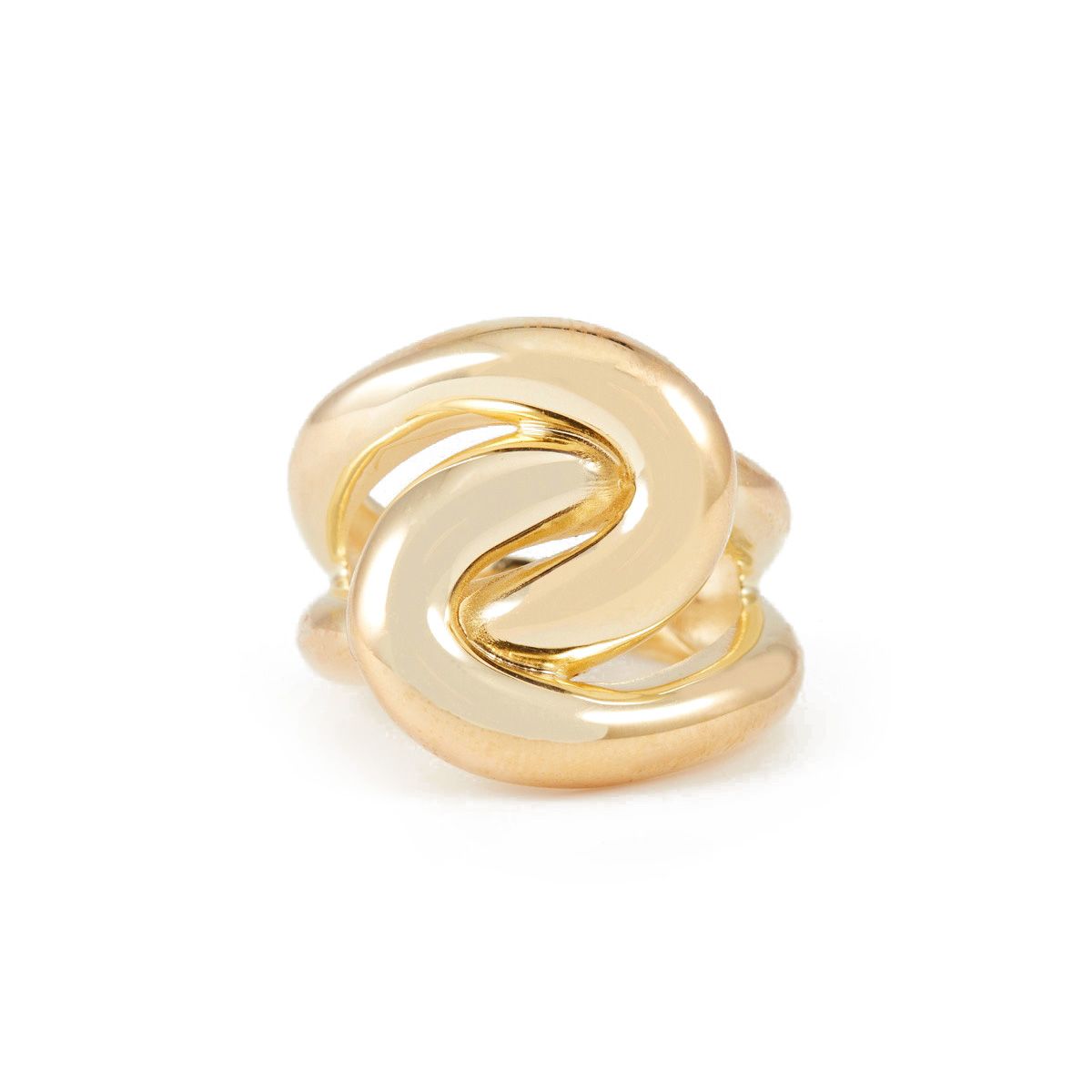 Bague "Alhena" Argent 925 / 1000 doré