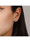 Boucles d'oreilles "Ma Chérie" Or blanc et Diamant