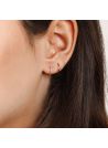 Boucles d'oreilles "Ma Chérie" Or blanc et Diamant