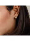 Boucles d'oreilles "Volupte" Or jaune