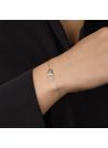 Bracelet "Coralie" Or blanc et Diamant