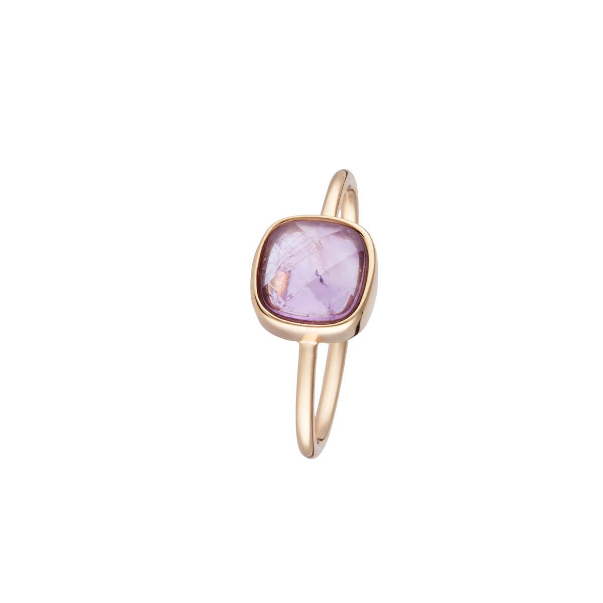 Bague "Arcadia" Améthyste Laiton doré Bague "Arcadia" Améthyste Laiton doré