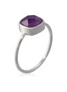 Bague "Arcadia" Améthyste Laiton