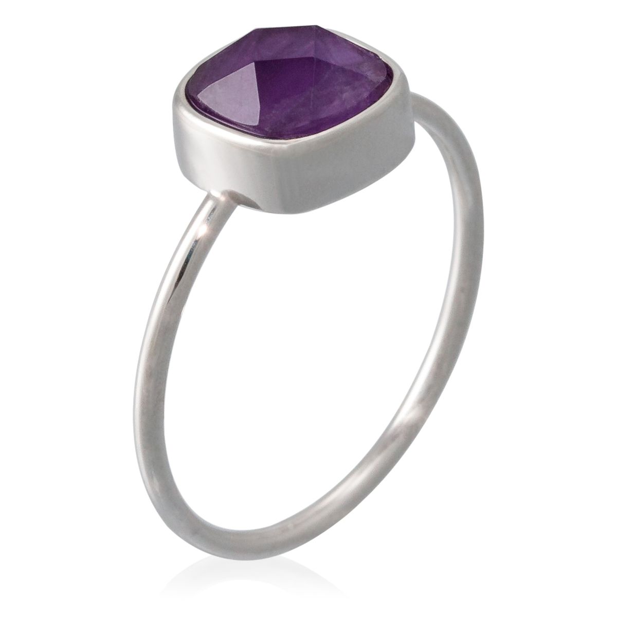 Bague "Arcadia" Améthyste Laiton Bague "Arcadia" Améthyste Laiton