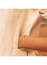 Bracelet "regine" acier inoxydable