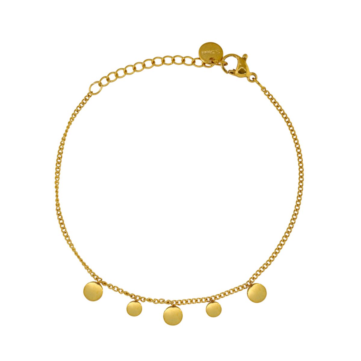 Bracelet "sabine" acier inoxydable