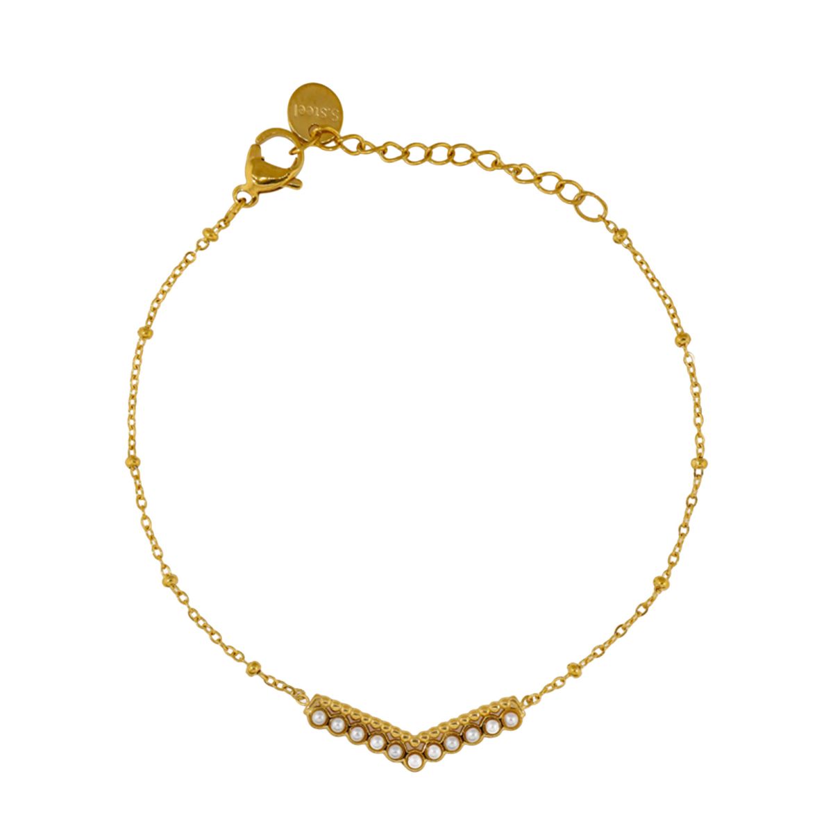 Bracelet "sandra" acier inoxydable