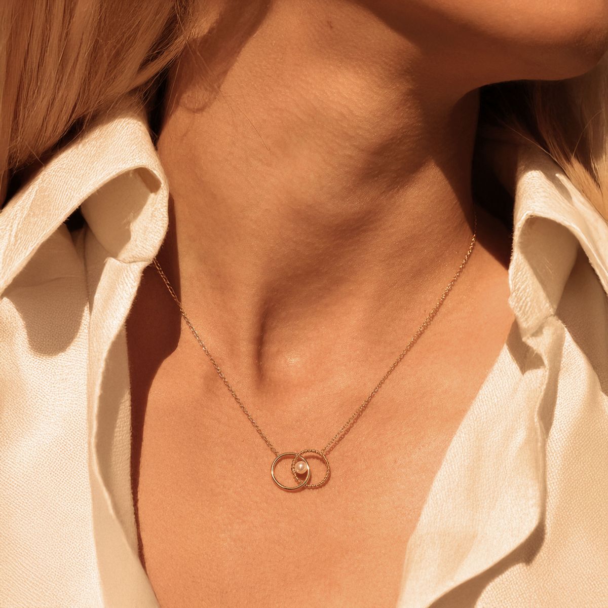 Collier "jenna" acier inoxydable