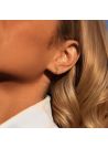 Boucles d'oreilles "lina" acier inoxydable