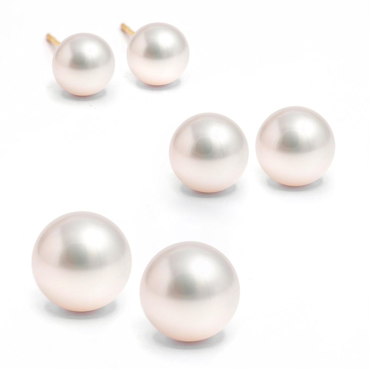 Set Boucles d'oreilles "Happy" - Perles - 3 Paires uniques selon votre humeur - Created with Love