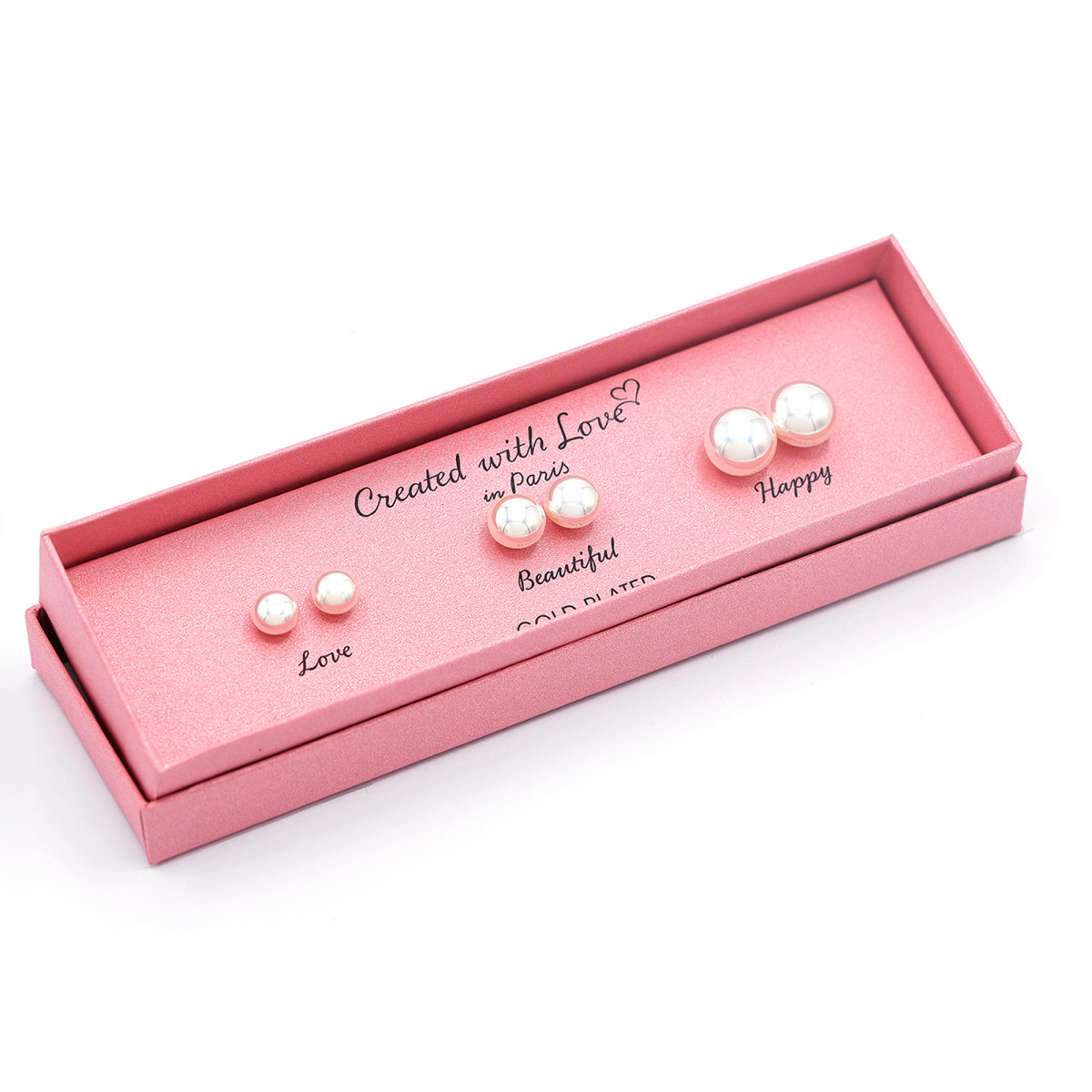 Set Boucles d'oreilles "Happy"