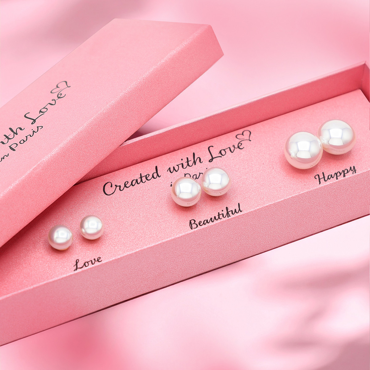 Set Boucles d'oreilles "Happy"