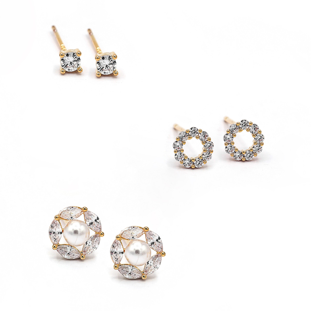 Set Boucles d'oreilles "Shiney" Set Boucles d'oreilles "Shiney"