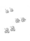 Set Boucles d'oreilles "Noeud"