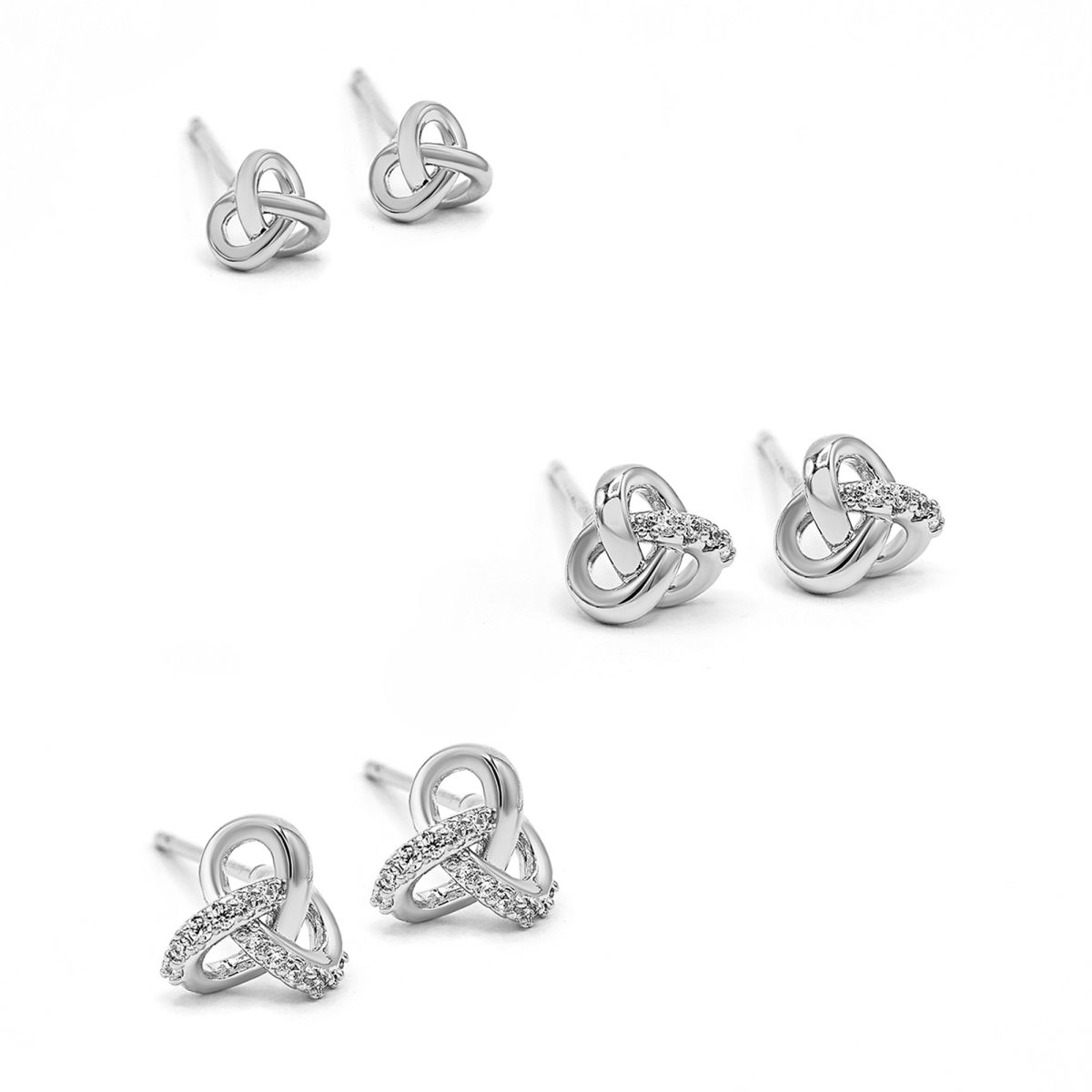 Set Boucles d'oreilles "Noeud" Set Boucles d'oreilles "Noeud"