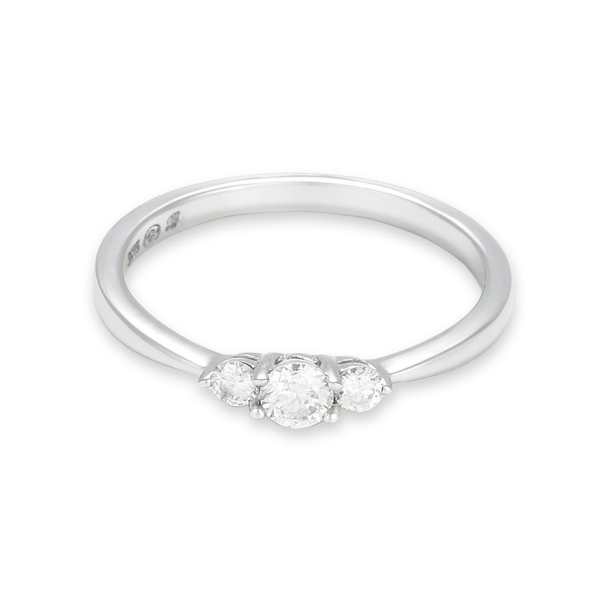 Bague "Chanceuse" Or blanc et Diamant Bague "Chanceuse" Or blanc et Diamant