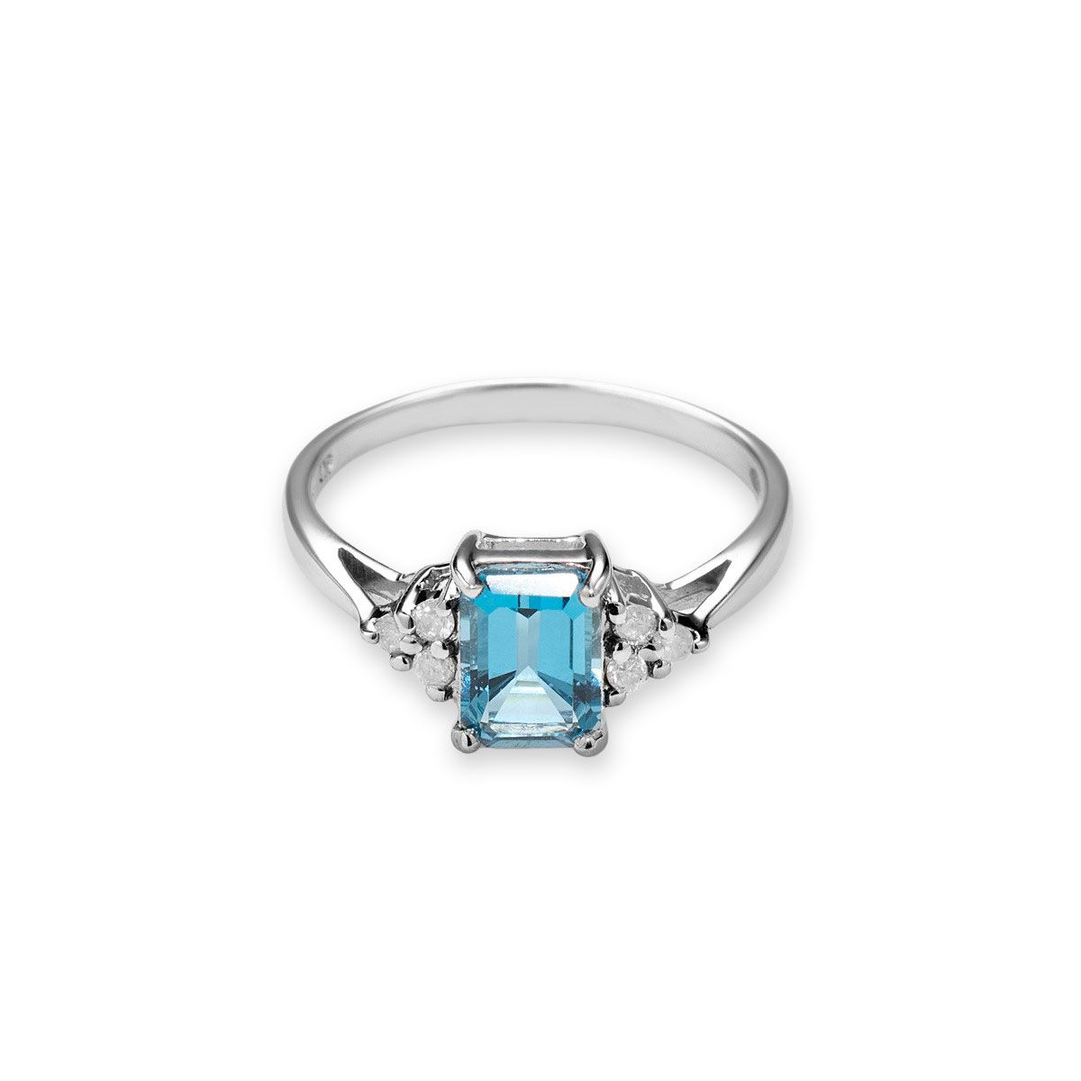 Bague "Destin Éclatant" Or blanc et Labradorite Bague "Destin Éclatant" Or blanc et Labradorite