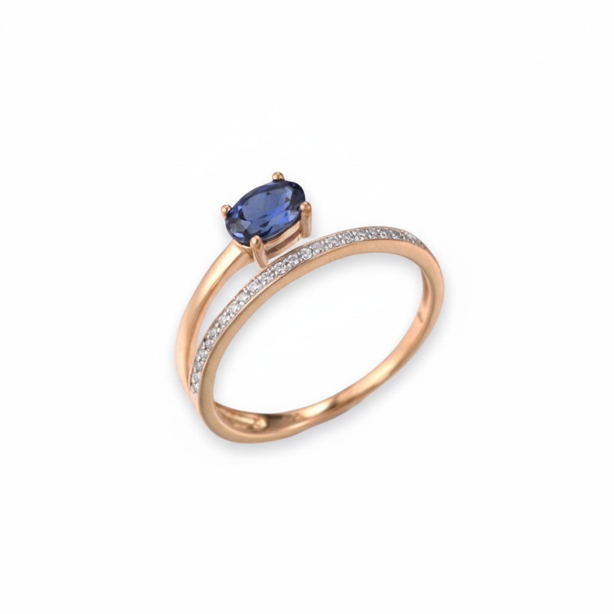 Bague "Enclin Radieux" Or blanc et Saphir Bague "Enclin Radieux" Or blanc et Saphir