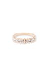 Bague " Sibylle" Or rose et Diamant