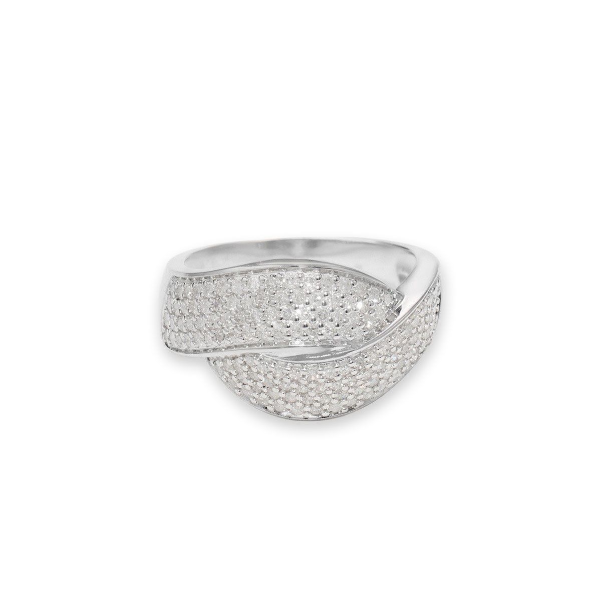 Bague " Céleste" Or blanc et Diamant