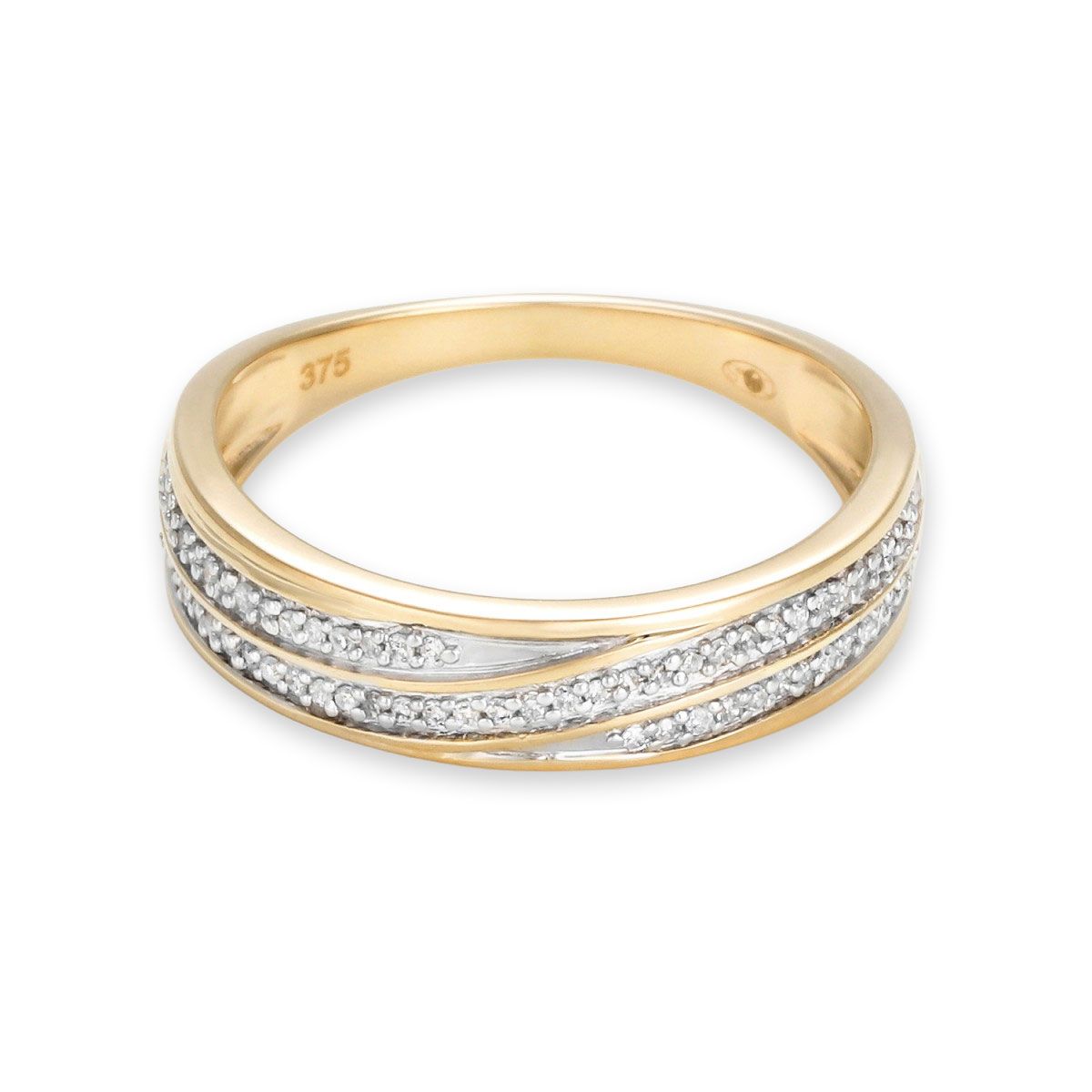 Bague " Élodie" Or jaune et Diamant