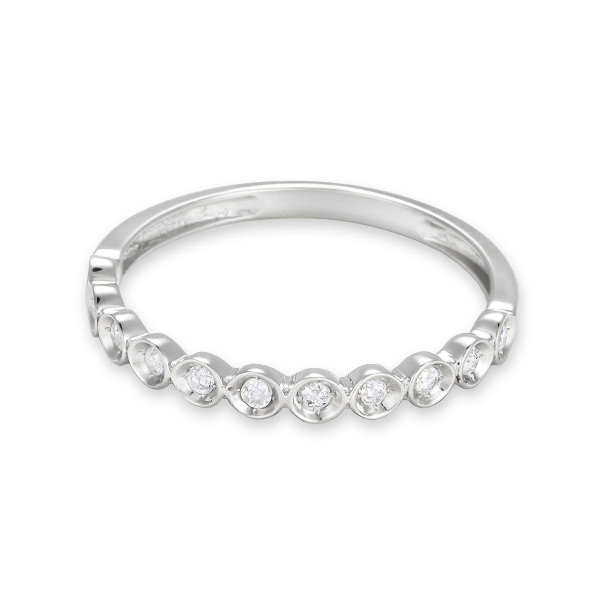 Bague " Gaëlle" Or blanc et Diamant