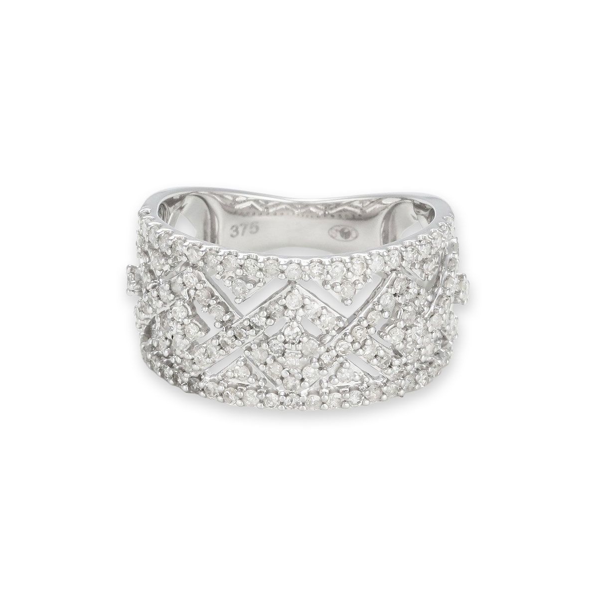 Bague " Léonie" Or blanc et Diamant Bague " Léonie" Or blanc et Diamant