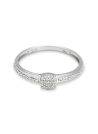 Bague " Solange" Or blanc et Diamant