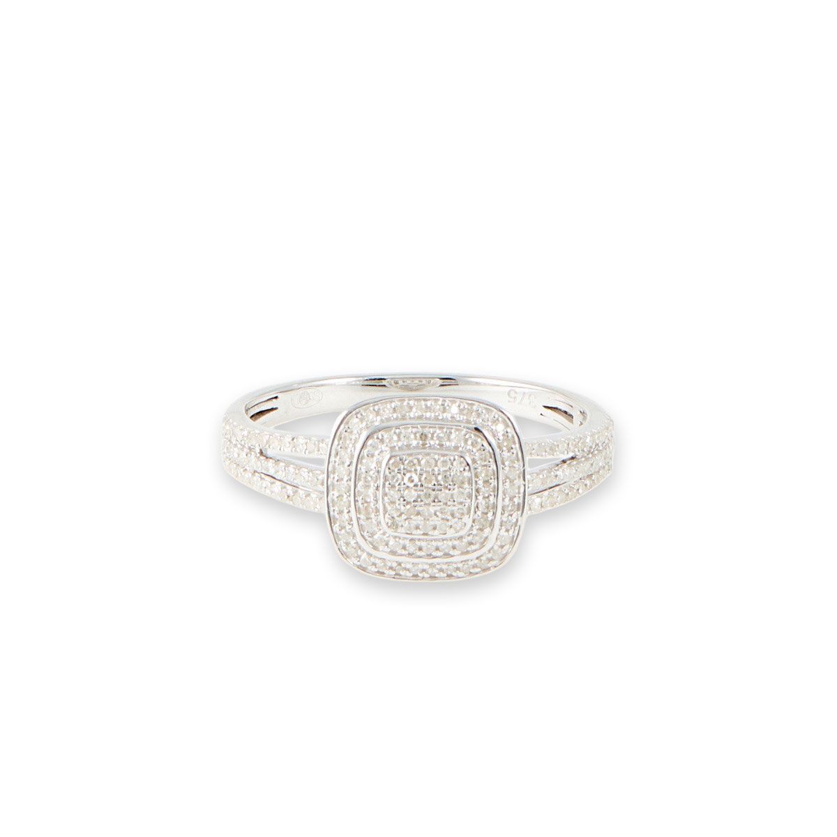 Bague " Ariane" Or blanc et Diamant