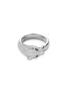 Bague "Panthère Majestueuse" Or blanc et Saphir